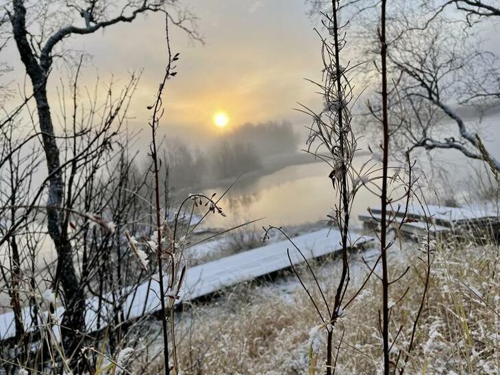 Frossen sol ved Viken frossen sol ved Viken